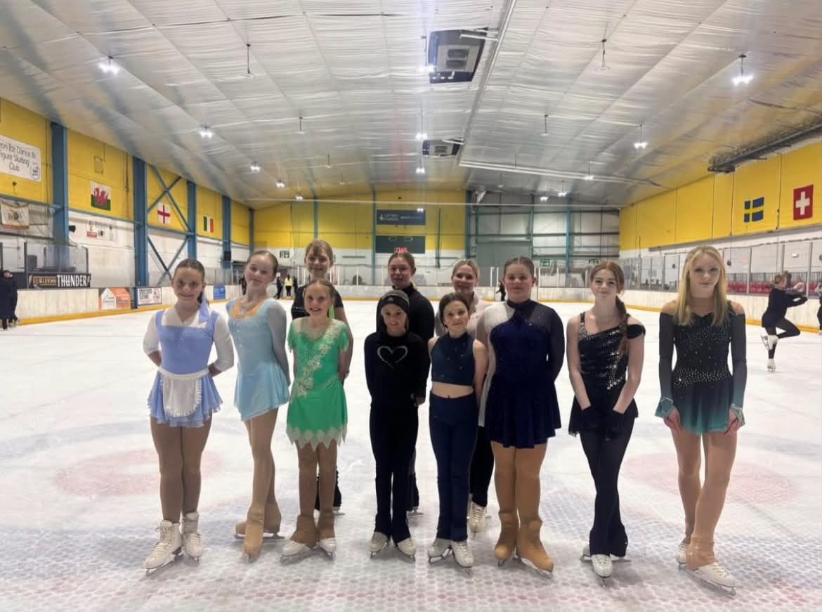 GFSK skaters together on club ice